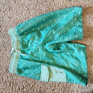 Boys Shark patterned Swim Trunks